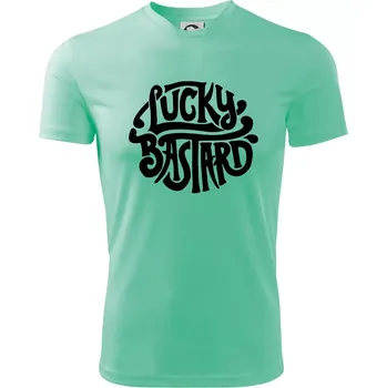 Lucky Bastard - Dětské triko sportovní (dresovina) - 146 cm/10 let ( Mátová )