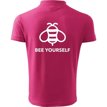 Pánská košile Bee yourself - Polokošile pánská Pique Polo 203 - L ( Purpurová )