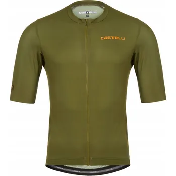 Cyklistické oblečení Pánský cyklistický dres Castelli Unlimited Entrata 3 sage L