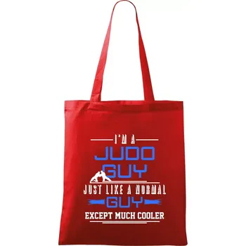Judo Guy - Taška bavlněná - 42 x 38 cm ( Červená )