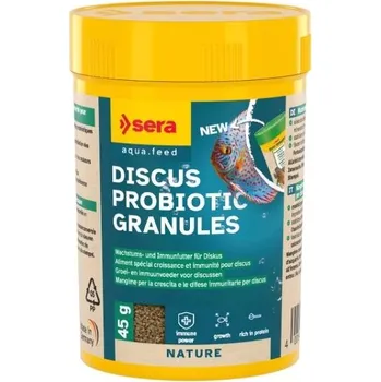 Krmivo pro rybičky SERA Discus Probiotic Granules Nature 45g