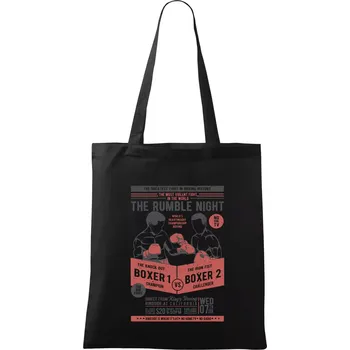Classic Boxing - Taška bavlněná - 42 x 38 cm ( Černá )