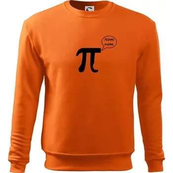 Pánská mikina Nakouslé Pí - Mikina Essential pánská - L ( Oranžová )