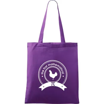 Nákupní taška The First Mathematical - Taška bavlněná - 42 x 38 cm ( Fialová )