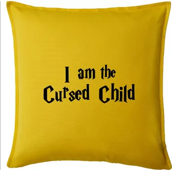 Polštář Harry - Cursed Child - Polštář 50x50 - 50x50 - Pouze potah ( Žlutá )