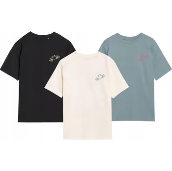 Chlapecké tričko CHLAPECKÉ TRIČKO 4F OVERSIZE DĚTSKÉ TRIČKO SADA 3 KS VEL. 164