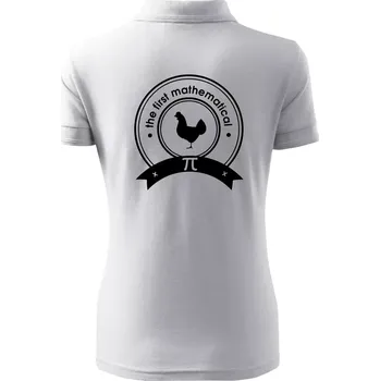 The First Mathematical - Polokošile dámská Pique Polo - XS ( Bílá )