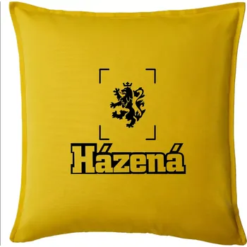 Polštář Národní házená lev - Polštář 50x50 - 50x50 - Pouze potah ( Žlutá )