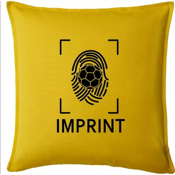 Polštář Házená imprint - Polštář 50x50 - 50x50 - Pouze potah ( Žlutá )