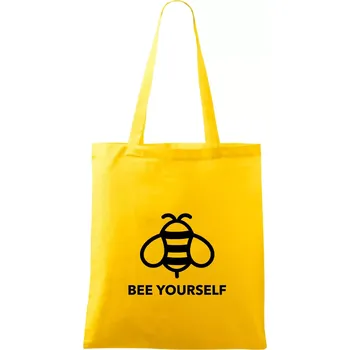 Bee yourself - Taška bavlněná - 42 x 38 cm ( Žlutá )
