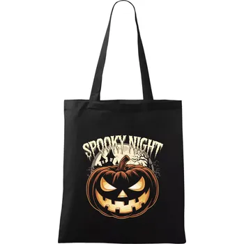 Nákupní taška Spooky night - Taška bavlněná - 42 x 38 cm ( Černá )