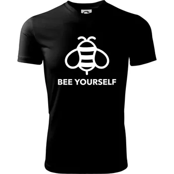 Chlapecké tričko Bee yourself - Dětské triko sportovní (dresovina) - 158 cm/12 let ( Černá )