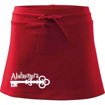 Dámská sukně Harry - Alohomora - Sportovní sukně - two in one - S ( Červená )