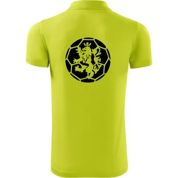 Pánská košile Házená míč lev - Polokošile Victory sportovní (dresovina) - L ( Limetková )