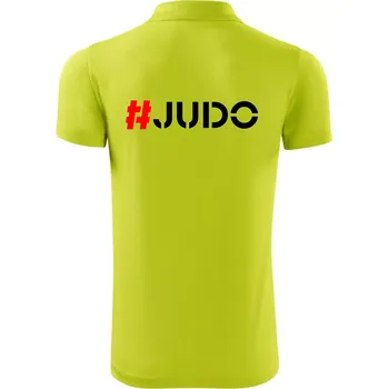 Pánská košile Judo Hashtag - Polokošile Victory sportovní (dresovina) - S ( Limetková )
