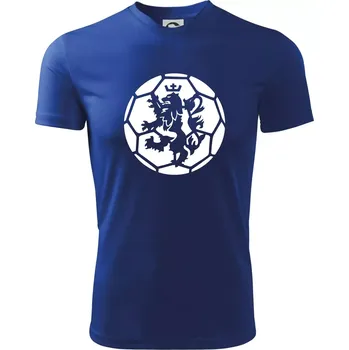 Házená míč lev - Dětské triko sportovní (dresovina) - 158 cm/12 let ( Královská modrá )