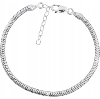 Náramek Stříbrný náramek Mennica Bydgoska ryzost 925 srdce 20,00 cm