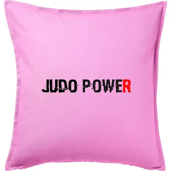 Polštář Judo power - Polštář 50x50 - 50x50 - Pouze potah ( Růžová )