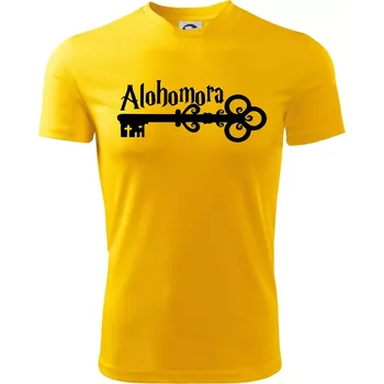 Chlapecké tričko Harry - Alohomora - Dětské triko sportovní (dresovina) - 122 cm/6 let ( Žlutá )