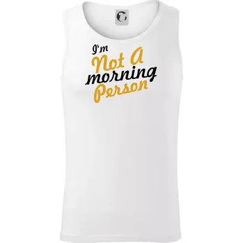 I'm not a morning person - Tílko pánské Core - 2XL ( Bílá )