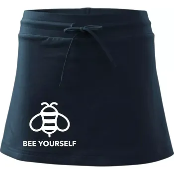Dámská sukně Bee yourself - Sportovní sukně - two in one - XL ( Námořní modrá (velmi tmavá - téměř černá) )