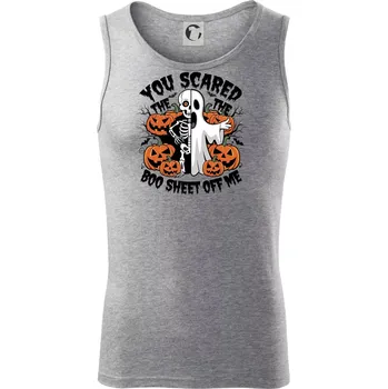 You scared - Tílko pánské Core - S ( Tmavě šedý melír )