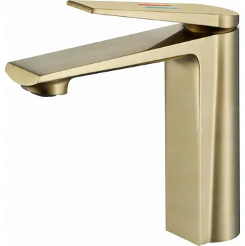 Vodovodní baterie Stojánková umyvadlová baterie CHDE New Design zlatá