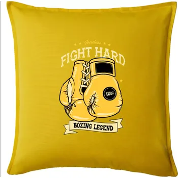 Polštář Boxing legend - Polštář 50x50 - 50x50 - Pouze potah ( Žlutá )