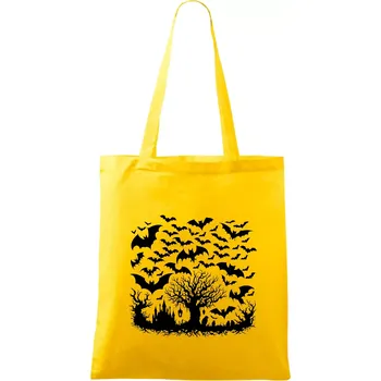 Strašidelný les - Taška bavlněná - 42 x 38 cm ( Žlutá )