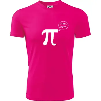 Nakouslé Pí - Dětské triko sportovní (dresovina) - 146 cm/10 let ( Neon Pink )