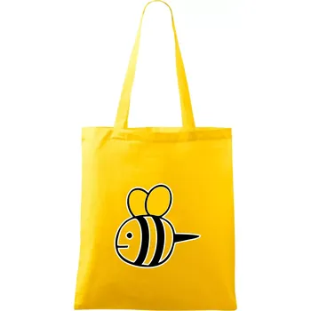 Včelka kreslená - Taška bavlněná - 42 x 38 cm ( Žlutá )