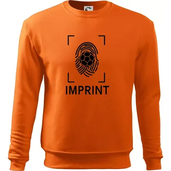 Pánská mikina Házená imprint - Mikina Essential pánská - S ( Oranžová )