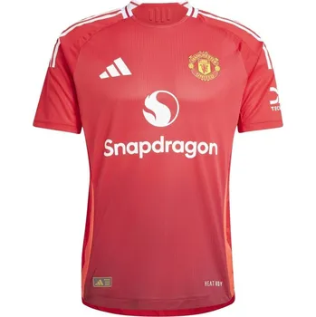 Pánské tričko adidas Manchester United Authentic Home Shirt 2024 2025 Adults Red M