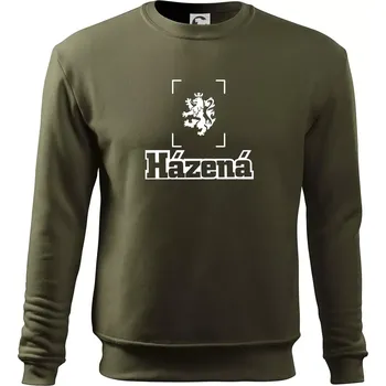 Chlapecké tričko Národní házená lev - Mikina Essential dětská - 146 cm/10 let ( Military )