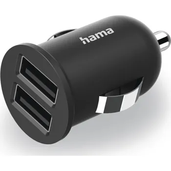 Hama USB nabíječka do auta, 2x USB-A, 2,4 A (12 W)