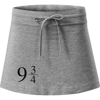 Dámská sukně Harry - Nástupiště 9 a třičtvrtě - Sportovní sukně - two in one - S ( Tmavě šedý melír )