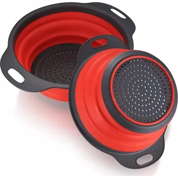 Cedník a síto Skládací cedník E-DOM silikonový