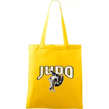 Judo v boji - Taška bavlněná - 42 x 38 cm ( Žlutá )