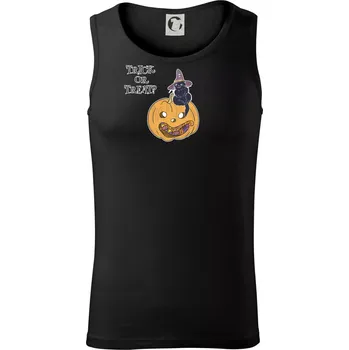 Pánské termoprádlo Dýně a kočka - Tílko pánské Core - 2XL ( Černá )