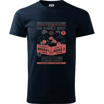 Pánské tričko Classic Boxing - Triko extra velké (5-8XL) - 6XL ( Námořní modrá (téměř černá) )