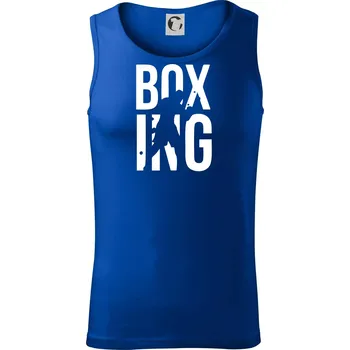 Nápis Boxing - Tílko pánské Core - S ( Královská modrá )