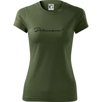 Dámské tričko Řekni to - Princezna - Dámské Fantasy sportovní (dresovina) - 2XL ( Khaki )