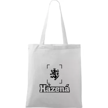 Národní házená lev - Taška bavlněná - 42 x 38 cm ( Bílá )