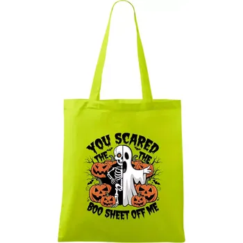You scared - Taška bavlněná - 42 x 38 cm ( Limetková )