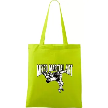 MMA v boji - Taška bavlněná - 42 x 38 cm ( Limetková )