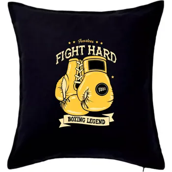 Polštář Boxing legend - Polštář 50x50 - 50x50 - Pouze potah ( Černá )