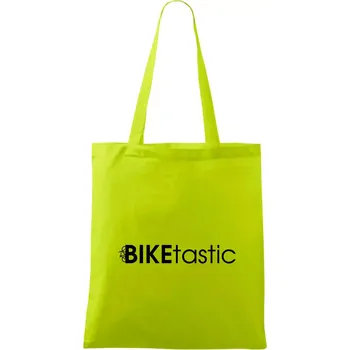 Bike nápisy Biketastic - Taška bavlněná - 42 x 38 cm ( Limetková )