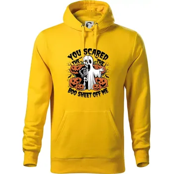 Pánská mikina You scared - Mikina pánská Cape s kapucí - 4XL ( Žlutá )