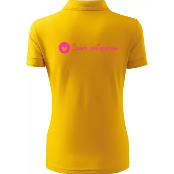 Jsem princezna (samotné) - Polokošile dámská Pique Polo - M ( Žlutá )