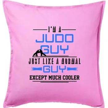 Polštář Judo Guy - Polštář 50x50 - 50x50 - Pouze potah ( Růžová )